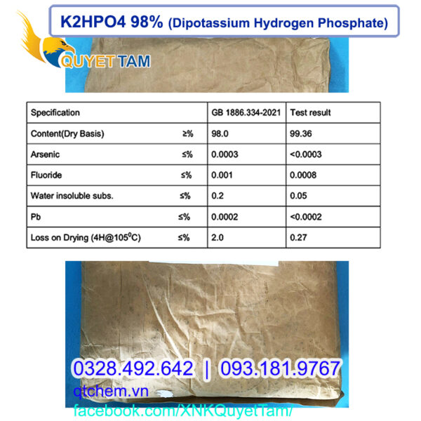 DiPotassium Hydrogen Phosphate K2HPO4 (DKP)
