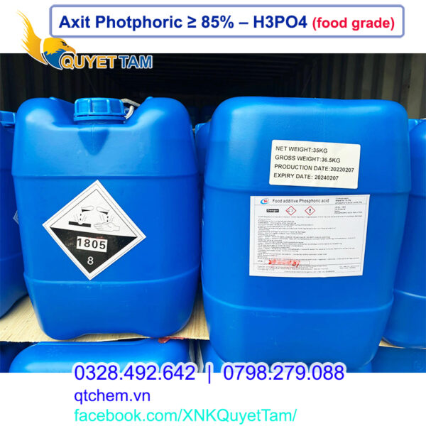 Axit photphoric 85% – H3PO4 (FOOD GRADE)