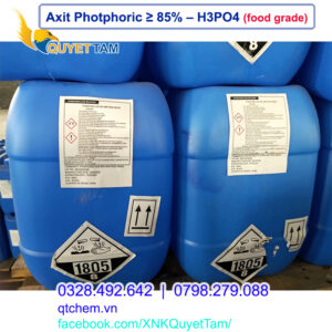 Axit photphoric 85% – H3PO4 (FOOD GRADE)