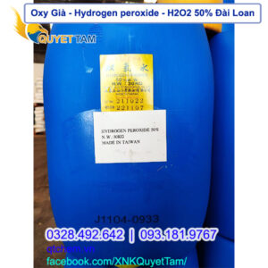 Hydrogen peroxide – H2O2 50% Đài Loan