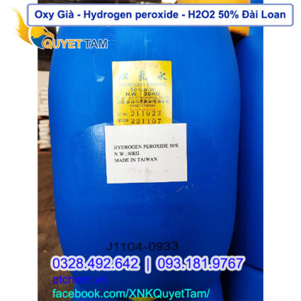 Hydrogen peroxide – H2O2 50% Đài Loan 