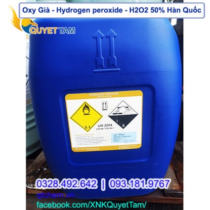 Hydrogen Peroxide H2O2 50% Hàn Quốc